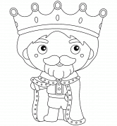 Le Roi Arthur - coloriage n° 962